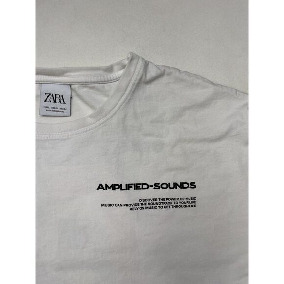 Zara Bridge To Another Dimension Art Music Graphic T-shirt Men XL White - Picture 4 of 7